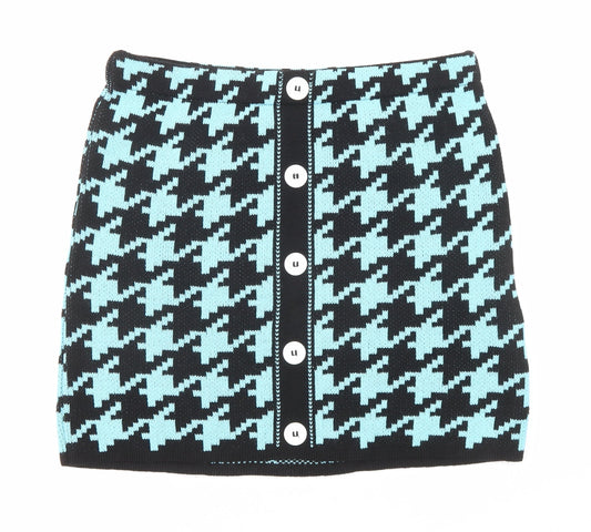 Womens UK Size L Reclaimed Vintage A-Line Knit Skirt
