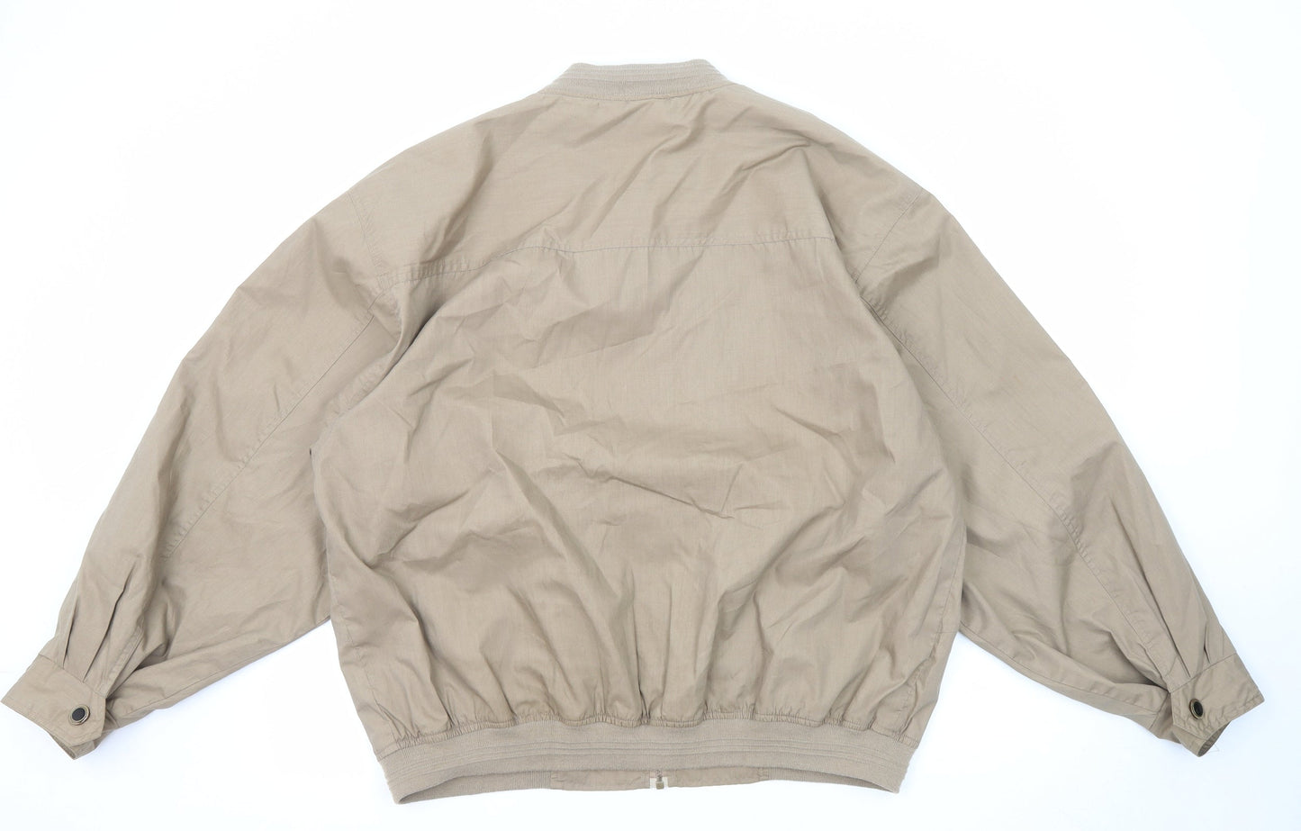 Mountain Pass Mens Beige Bomber Jacket Jacket Size XL Zip