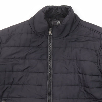 Womens UK Size 2XL Marks and Spencer Black Quilted Coat
