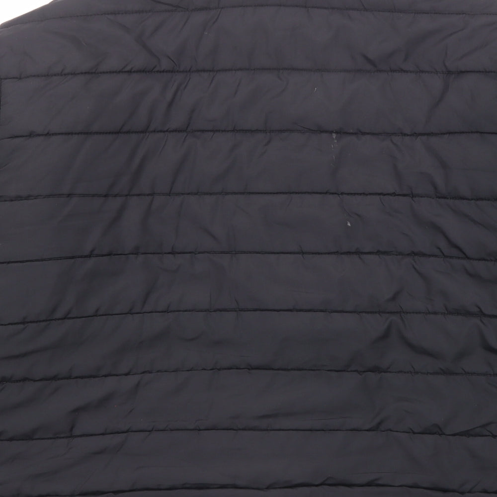Womens UK Size 2XL Marks and Spencer Black Quilted Coat