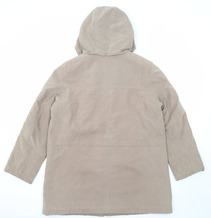 Womens UK Size M Bonmarché Beige Parka Coat