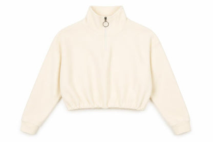 Womens UK Size XS Brave Soul Ivory Pullover Sweatshirt