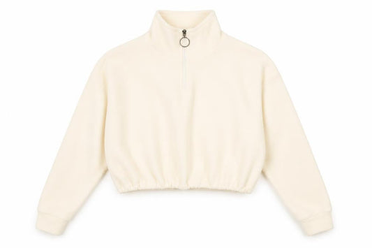 Womens UK Size XS Brave Soul Ivory Pullover Sweatshirt