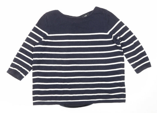 Womens UK Size M Wallis Blue Pullover Jumper