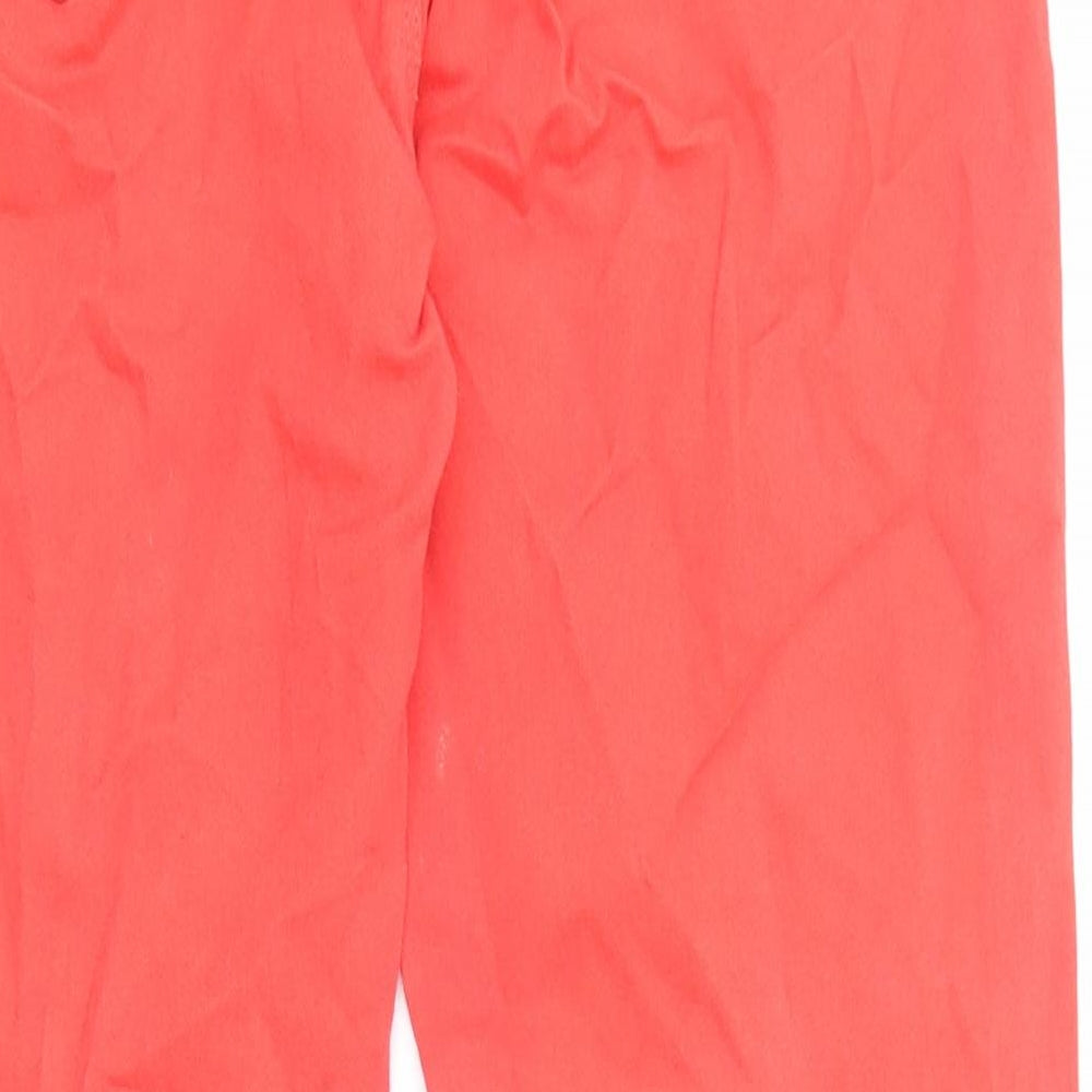 Topshop Womens Red Cotton Skinny Jeans Size 30 in L24 in Regular Zip - Stretch