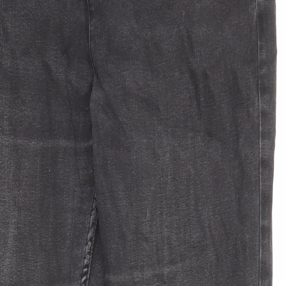 Womens UK Size 12 Marks and Spencer Slim Fit Straight Black Jeans