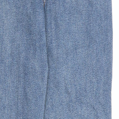 COLLUSION Womens Blue Cotton Skinny Jeans Size 32 in L32 in Regular Zip