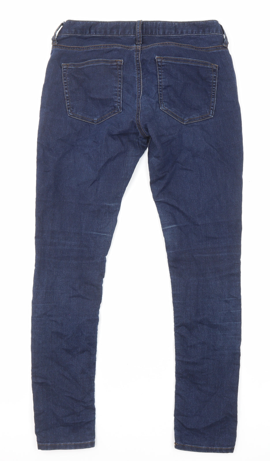 Gap Womens Blue Cotton Skinny Jeans Size 28 in L30 in Regular Zip