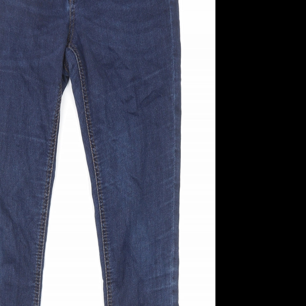 Gap Womens Blue Cotton Skinny Jeans Size 28 in L30 in Regular Zip