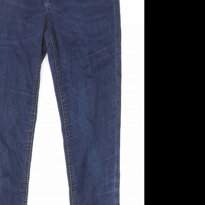 Gap Womens Blue Cotton Skinny Jeans Size 28 in L30 in Regular Zip