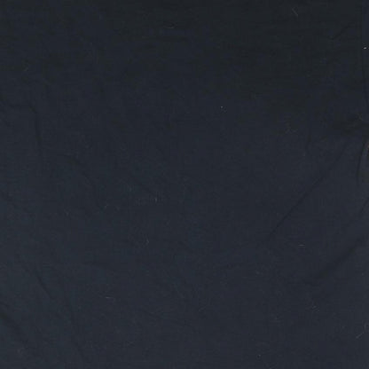 Love Island Mens Black Cotton T-Shirt Size L Round Neck