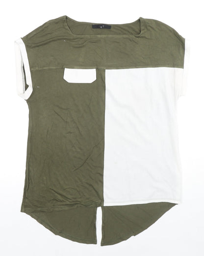 Womens UK Size 10 NEXT Green Basic T-Shirt