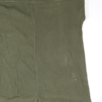 Womens UK Size 10 NEXT Green Basic T-Shirt