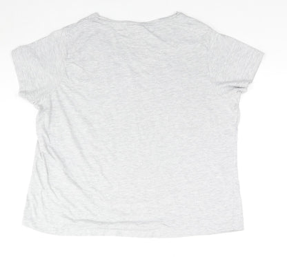 Womens UK Size XL Friends Grey Basic T-Shirt
