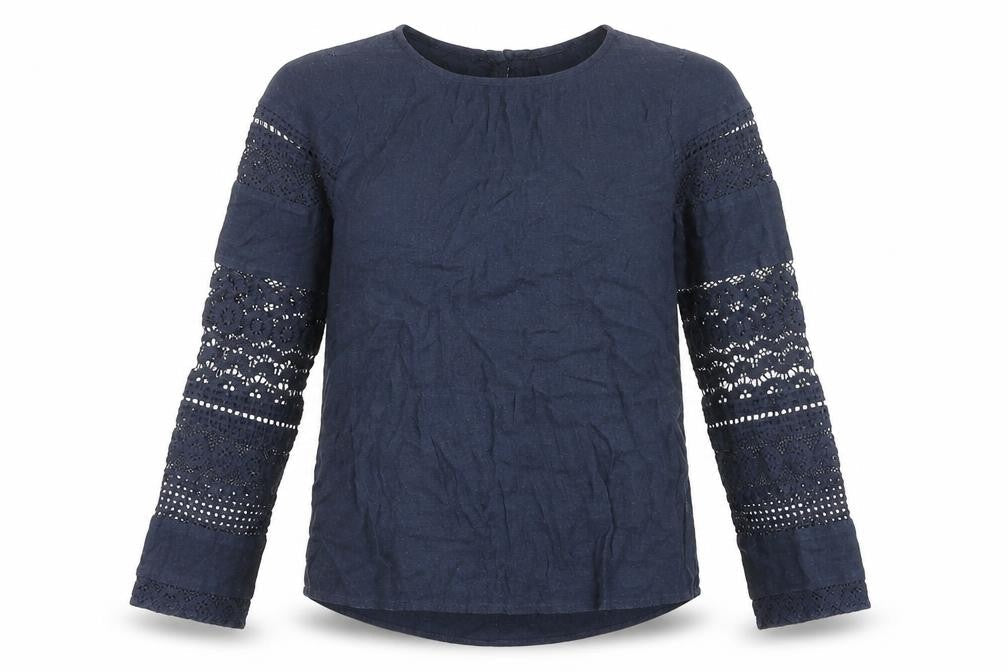 Womens UK Size XS VERO MODA Blue Basic Blouse