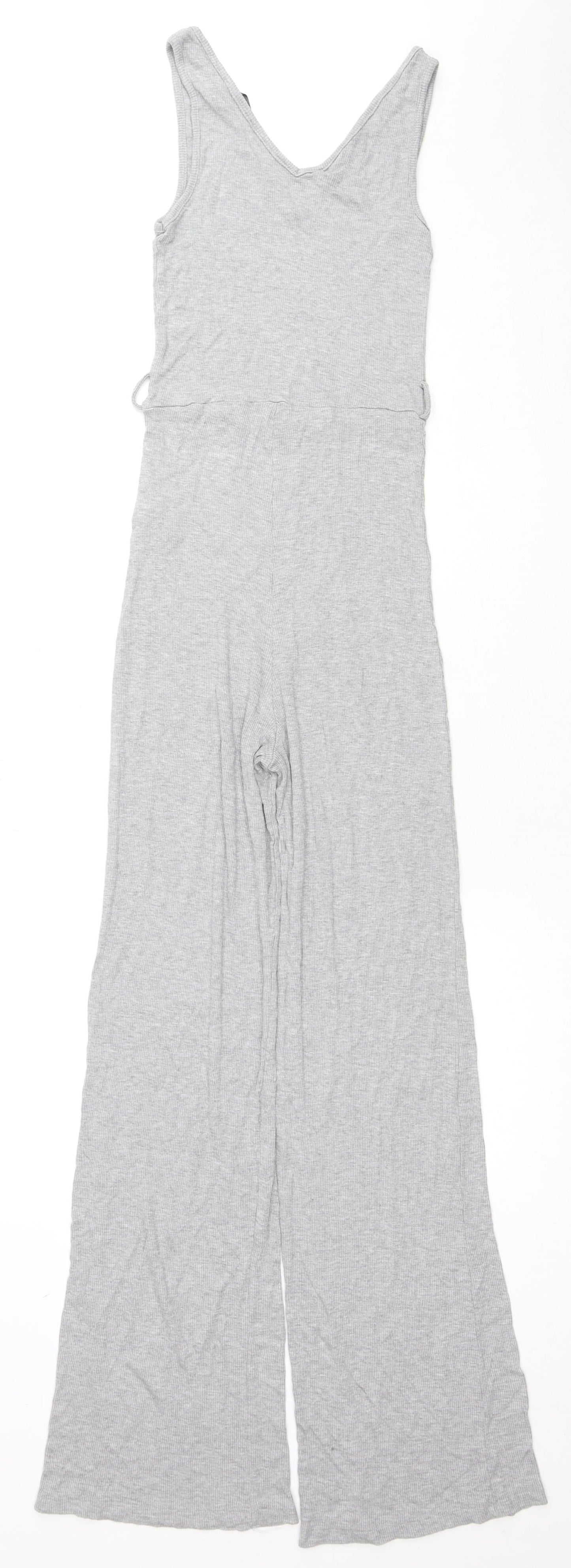 Missguided Womens Grey Paisley Viscose Jumpsuit One-Piece Size 6 L30 in Pullover