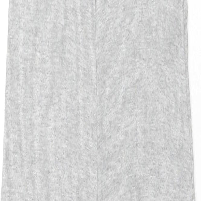 Missguided Womens Grey Paisley Viscose Jumpsuit One-Piece Size 6 L30 in Pullover