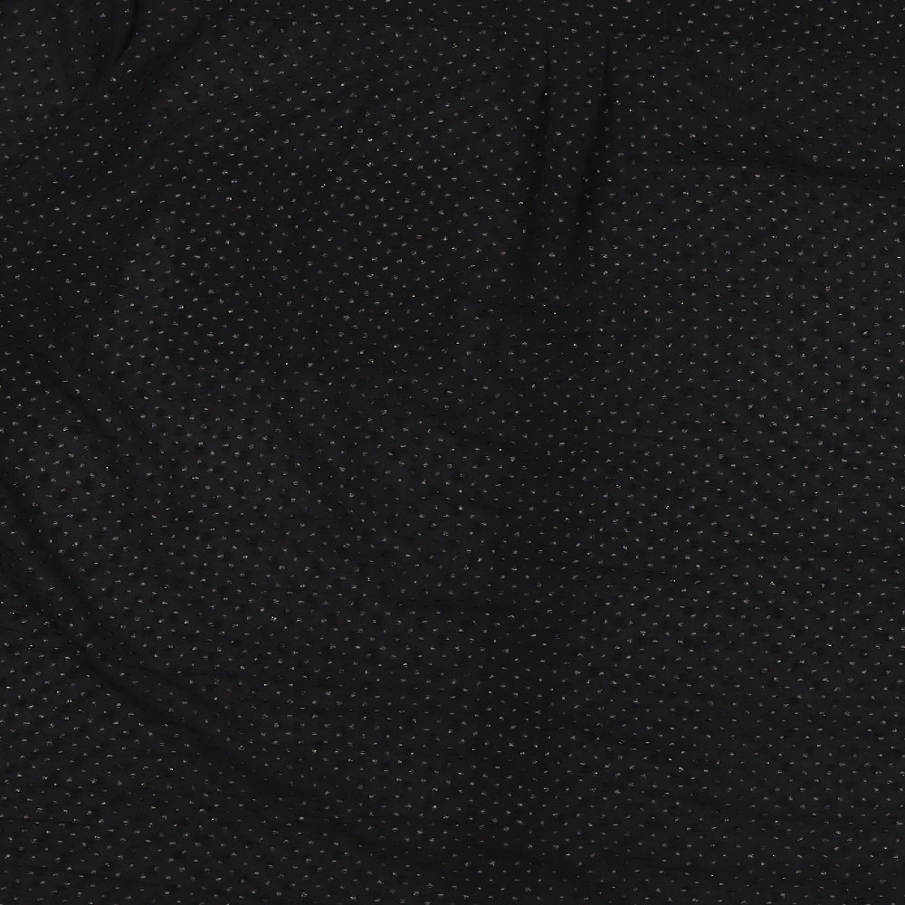 Womens UK Size 24 Love Yours Black Basic Button-Up