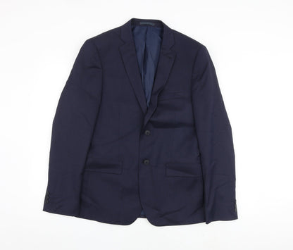 Mens UK Size 38 Marks and Spencer Regular Blue Suit Jacket