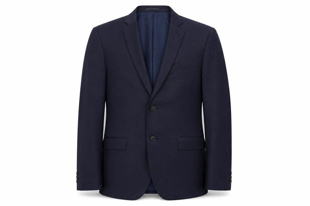 Mens UK Size 38 Marks and Spencer Regular Blue Suit Jacket