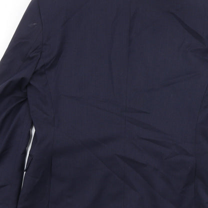 Mens UK Size 38 Marks and Spencer Regular Blue Suit Jacket