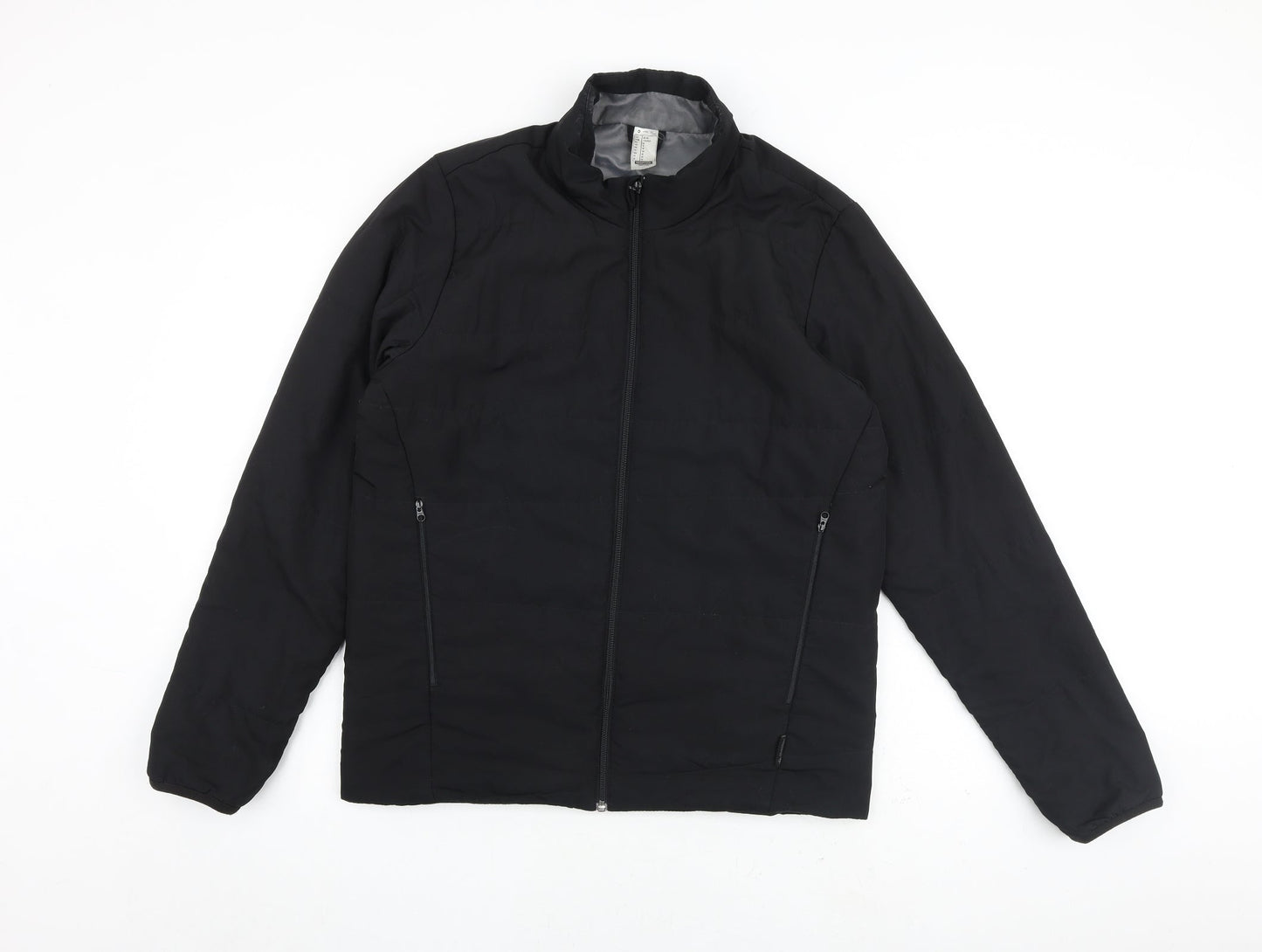 Mens UK Size M Quechua Black Puffer Jacket