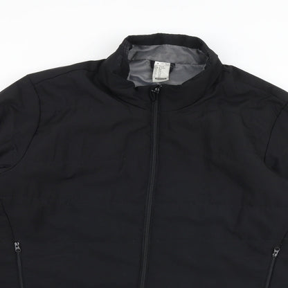 Mens UK Size M Quechua Black Puffer Jacket