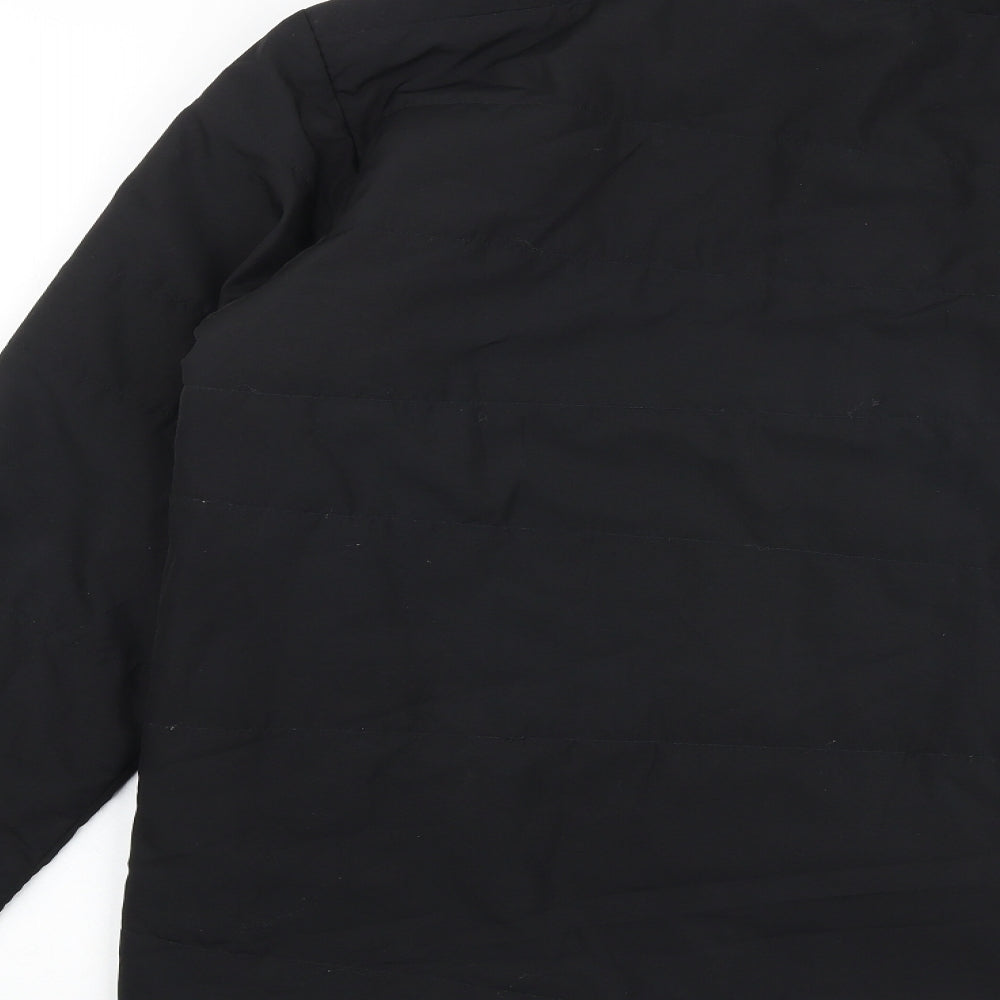Mens UK Size M Quechua Black Puffer Jacket