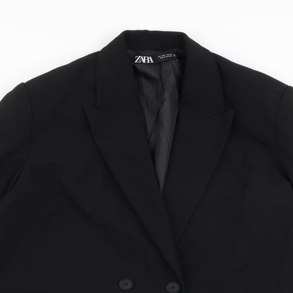 Womens UK Size L Zara Black Jacket