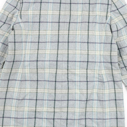 Womens UK Size 12 Marks and Spencer Blue Overcoat