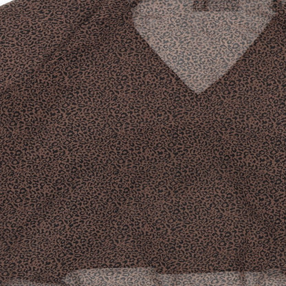 Womens UK Size 10 ASOS Brown Basic Blouse