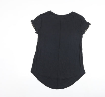 Womens UK Size S H&M Grey Basic T-Shirt