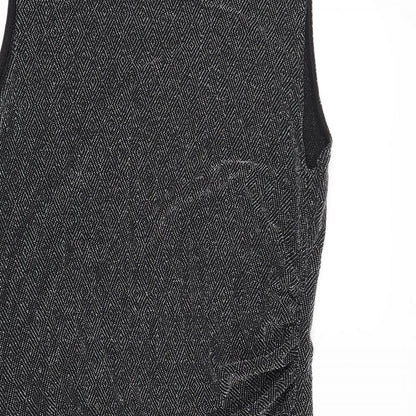 IZABEL LONDON Womens Black Nylon A-Line Size 16 Round Neck Pullover