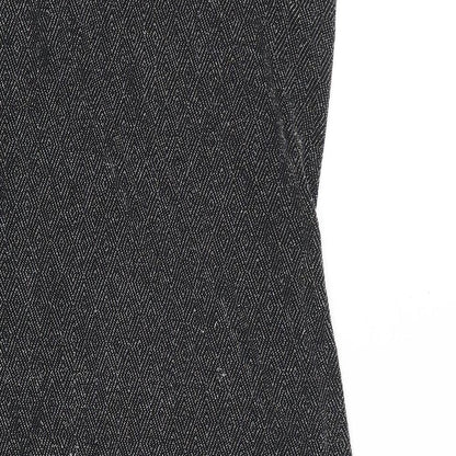 IZABEL LONDON Womens Black Nylon A-Line Size 16 Round Neck Pullover