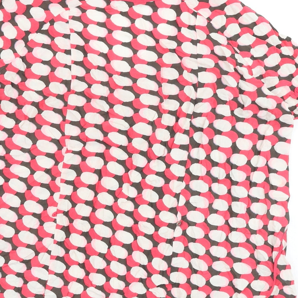 Womens UK Size 8 Sandwich Multicoloured Basic T-Shirt