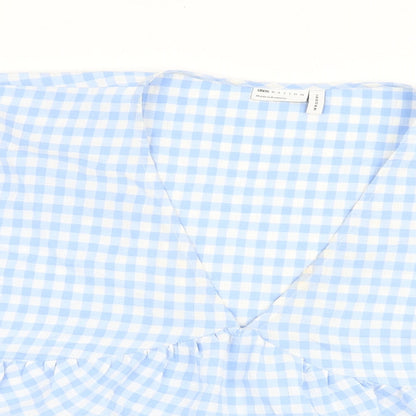 Womens UK Size 10 ASOS Blue Basic Blouse
