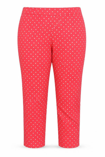 Womens UK Size 12 Marks and Spencer Regular Fit  Red Trousers