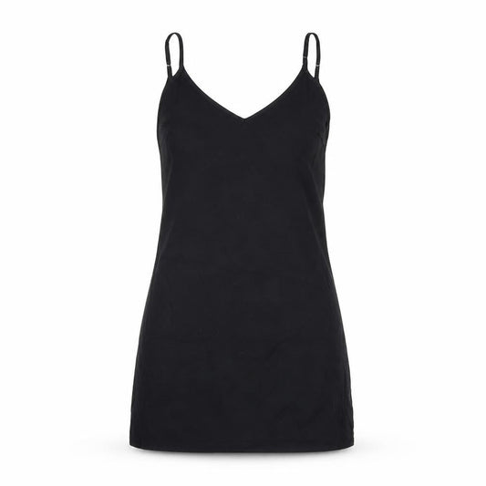 ASOS Womens Black Polyester Tank Dress Size 10 Scoop Neck Pullover