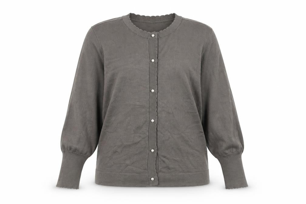 Womens UK Size M CULTURE Grey Cardigan Jumper