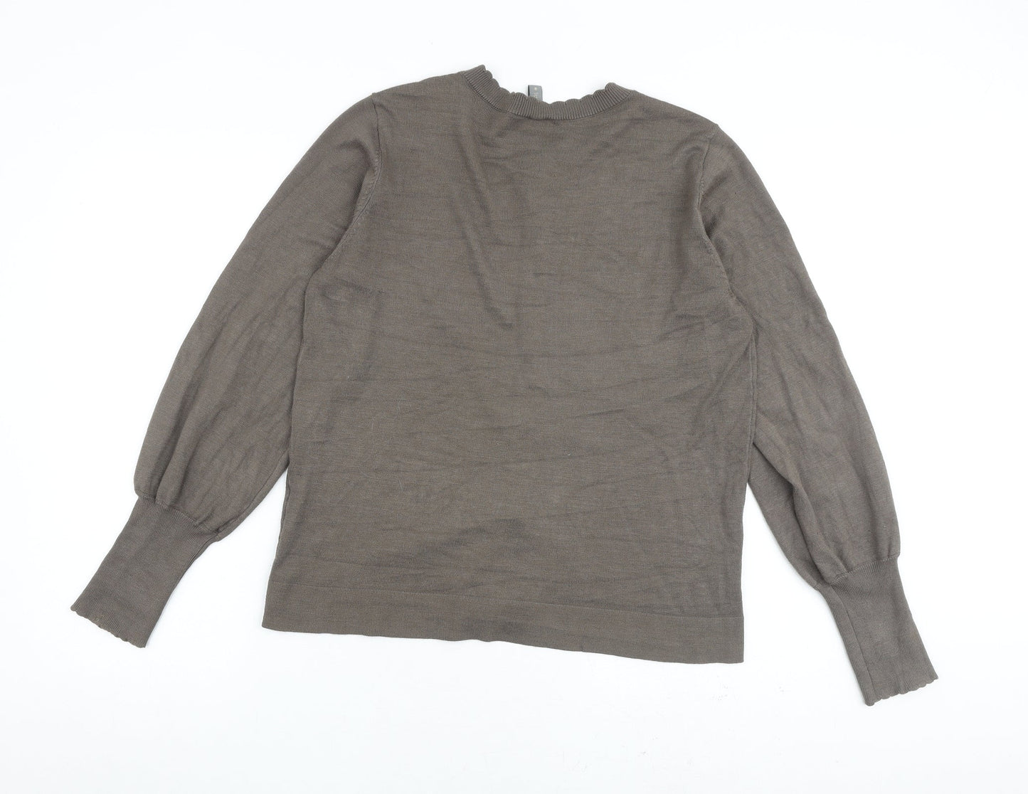 Womens UK Size M CULTURE Grey Cardigan Jumper