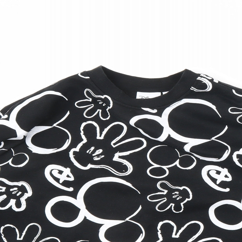 Womens UK Size S Disney Black Pullover Sweatshirt