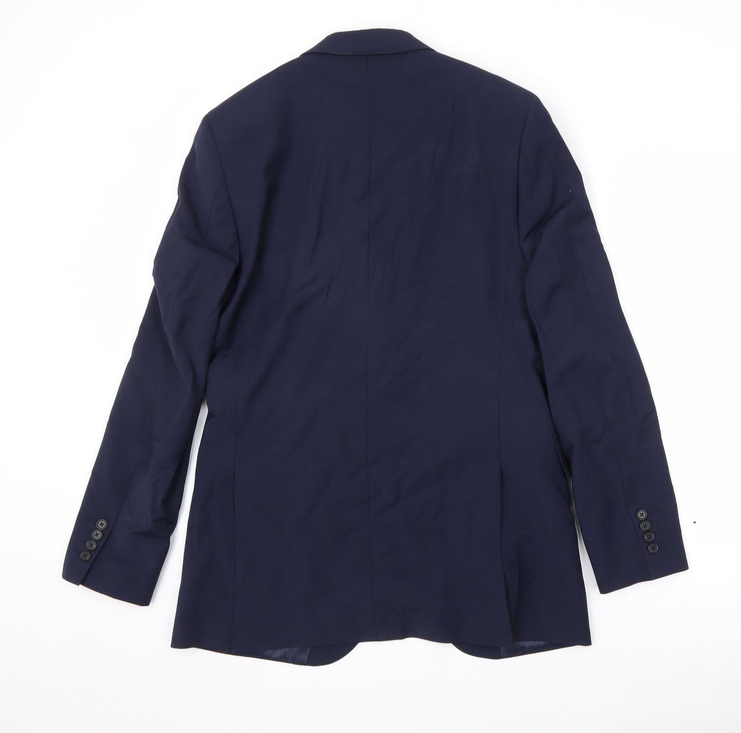 Mens UK Size 38 Marks and Spencer Regular Blue Suit Jacket
