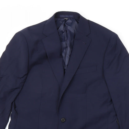 Mens UK Size 38 Marks and Spencer Regular Blue Suit Jacket
