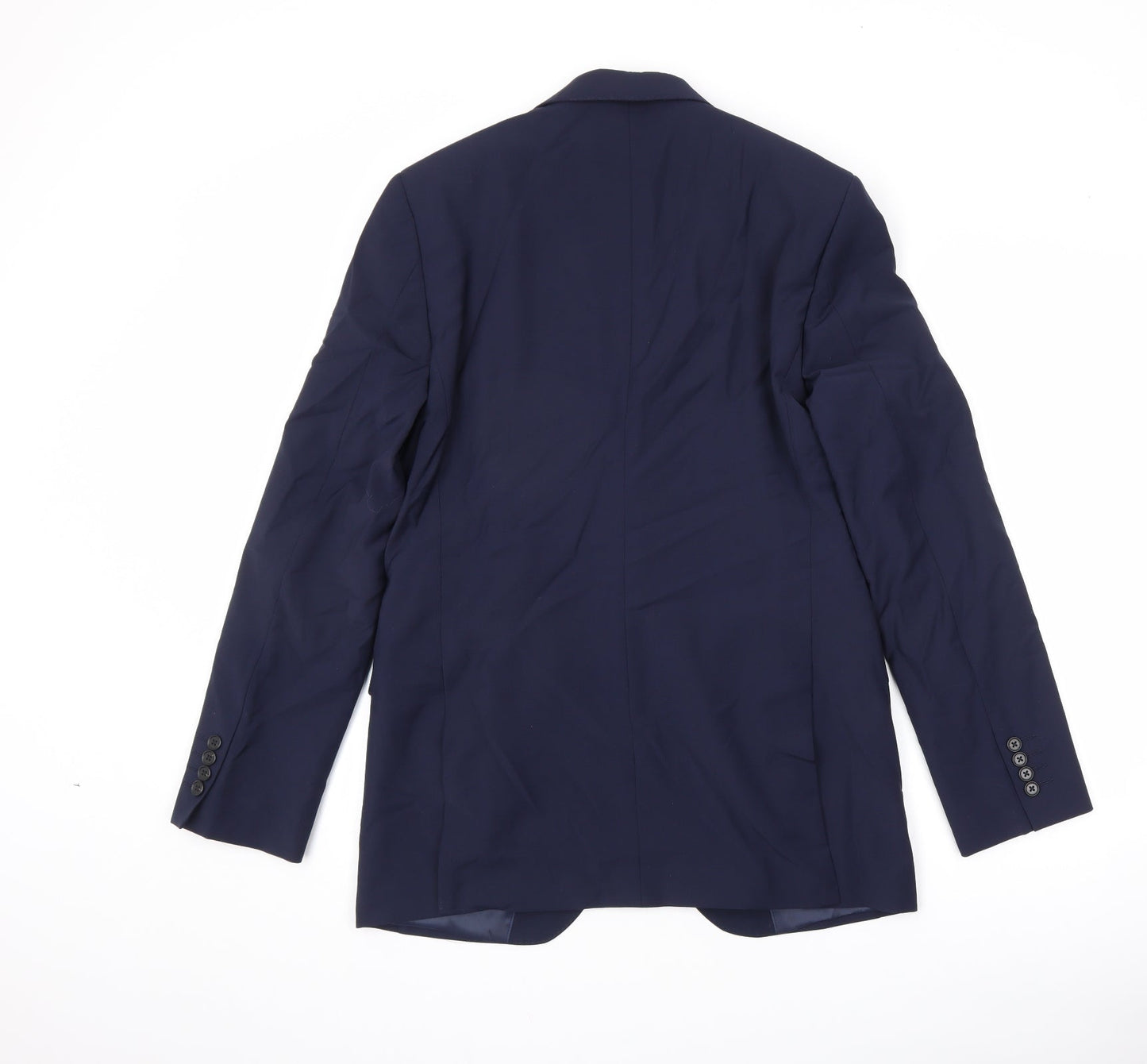 Mens UK Size 38 Marks and Spencer Regular Blue Suit Jacket
