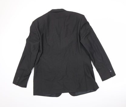Mens UK Size 44 Karl Jackson Regular Black Suit Jacket
