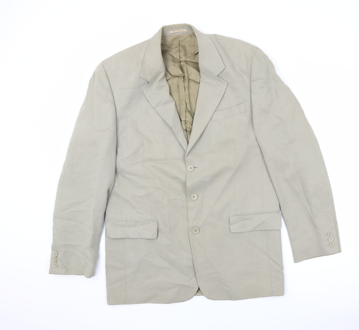 Mens UK Size 40 NEXT Regular Beige Suit Jacket