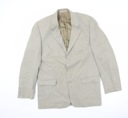 Mens UK Size 40 NEXT Regular Beige Suit Jacket