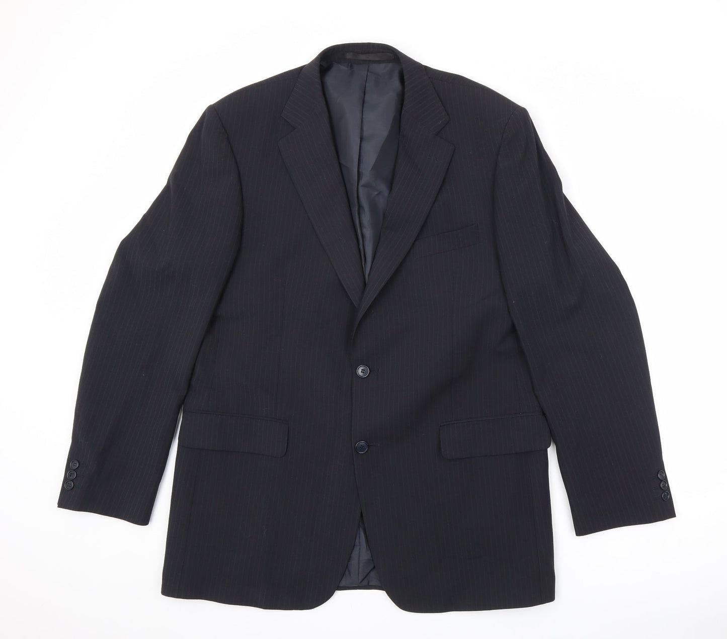 Mens UK Size 42 Marks and Spencer Regular Blue Suit Jacket