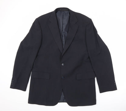 Mens UK Size 42 Marks and Spencer Regular Blue Suit Jacket
