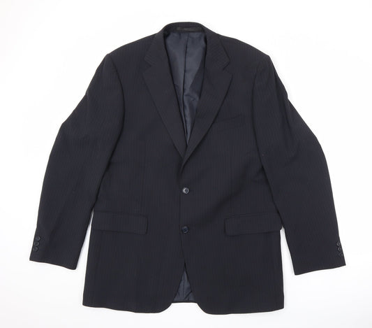 Mens UK Size 42 Marks and Spencer Regular Blue Suit Jacket